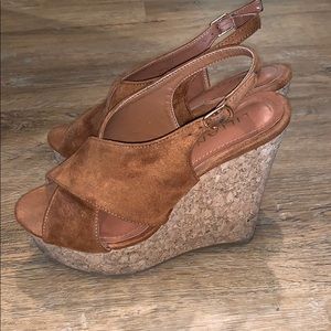 Shoes - Brown wedges Shoes - Brown wedges